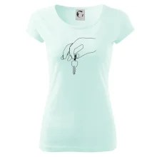 Klíče a ruka jedním tahem