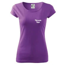 Tvuj vlastní nápis psací - na prsu