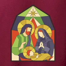 Vitráž - jesličky