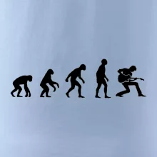 Evoluce kytarista - klečící