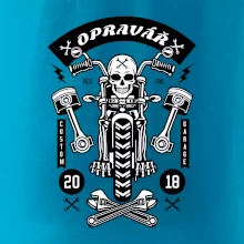 Lebka motorkář opravář