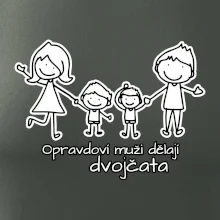 Opravdoví muži dělají dvojčata - kluk kluk