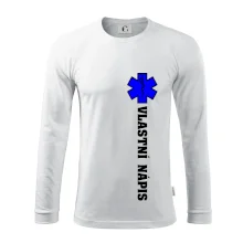 Hvězda života - vlastní nápis vpředu a vzadu