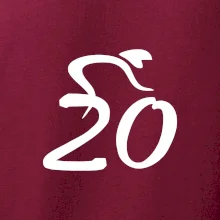 Cyklista slaví dvacítku (20)