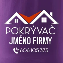 Tričko pro pokrývače - Dvě střechy
