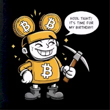 Hodl tight, it's time for my birthday!