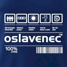 Čárový kód - Oslavenec Čárový kód - Oslavenec
