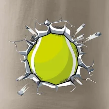 Tenisový míč v triku