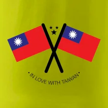 In love with Taiwan - vlajky