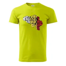 Mapy - názvy měst - Belgie