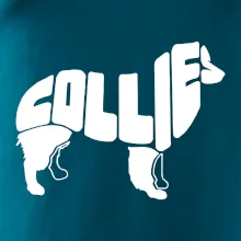 Border kolie písmo v těle