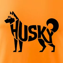 Husky nápis v těle