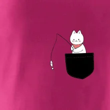 Kočka s rybou v kapse