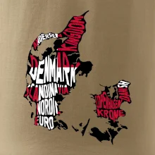 Mapy - názvy měst - Dánsko