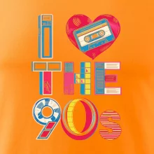 I love 90s - srdce a kazeta