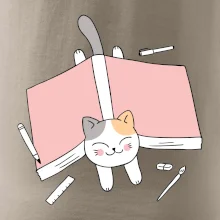 Učení na státnice kočka