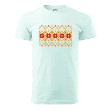 Ukrajinský vzor  - Červené květiny