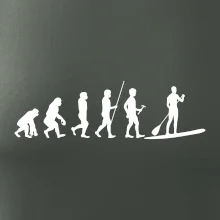 Evoluce paddleboard muž