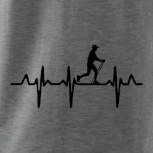 EKG nordic walking muž