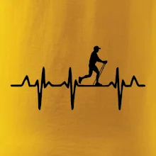 EKG nordic walking muž