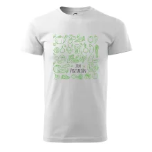 Jsem vegetarián - zelenina ve čtverci