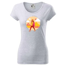 Barevný párový motiv na hory