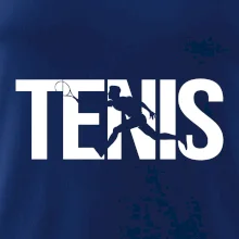 Tenis nápis silueta