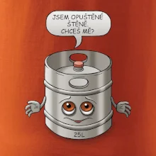 Opuštěné štěně - sud (Hana-creative)