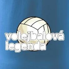 Volejbalová legenda - bílé písmo