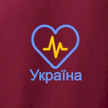 Moje srdce bije pro Ukrajinu - velké