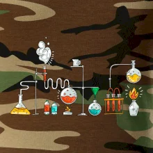 Chemická aparatura barevná