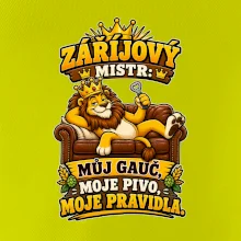 Záříjový mistr -  můj gauč, moje pivo, moje pravidla