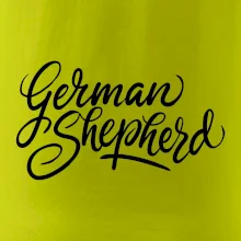 German shepherd - nápis okrasny - nápis okrasný