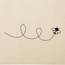 Dráha letu včely - smyčka