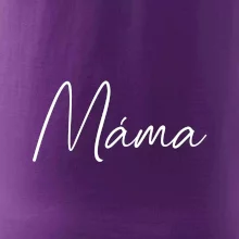 Nápis psací na prsou - máma
