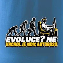 Evoluce vrchol je řidič autobusu