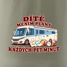 Dítě měním plány každých pět minut integrovaný obytňák