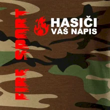 Hasiči (oheň,  Firesport, název sboru - vlastní nápis)