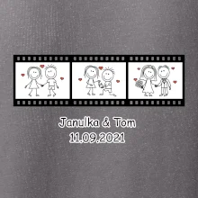 Svatební den - váš nápis (Hana-creative)