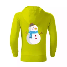 Sněhulák se šálou