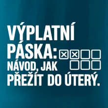 VÝPLATNÍ PÁSKA: Návod, jak přežít do úterý