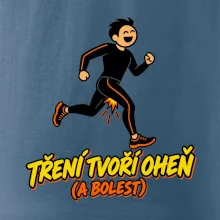Běžecké tření tvoří oheň