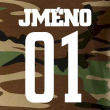 Florbalový  dres - vlastní jméno a číslo