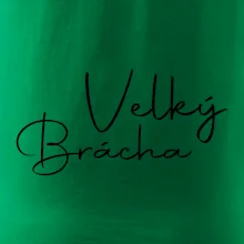 Velký brácha - nápis na zádech