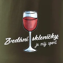 Zvedání skleničky je můj sport