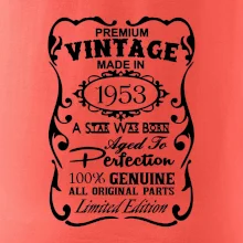 Vintage Etiketa - 1953