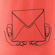 Obálka pošták jedním tahem