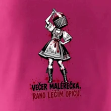 Streetart - Večer malérečka, ráno léčím opicu
