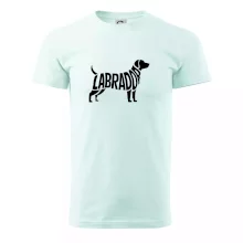 Labrador nápis v těle