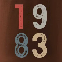 Vintage číslice 1983